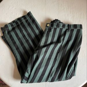 Big Bud Press Western Pants in Hunter Stripe